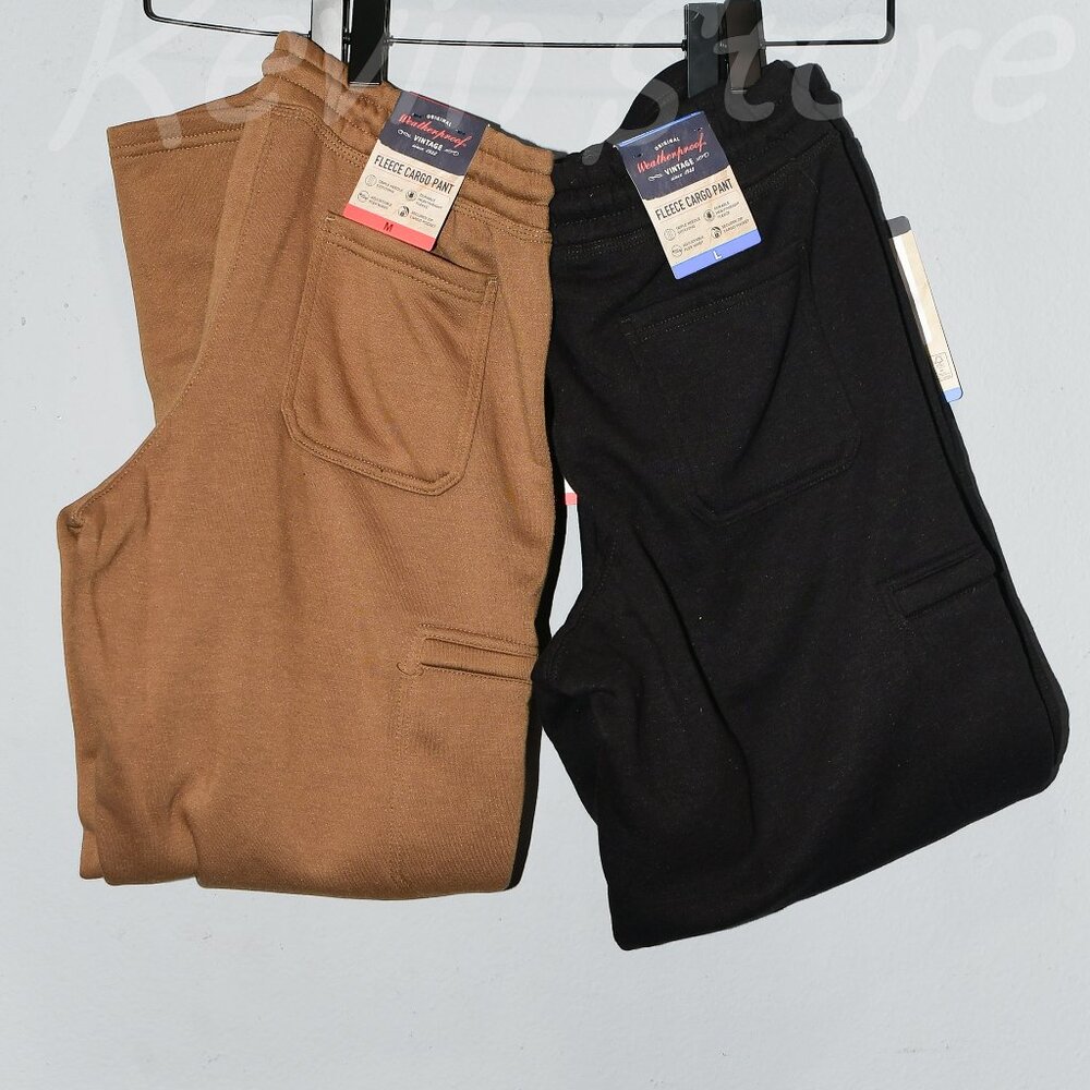 2 pairs Weatherproof Vintage Men Fleece cargo pants. Price is for‎ 2 .